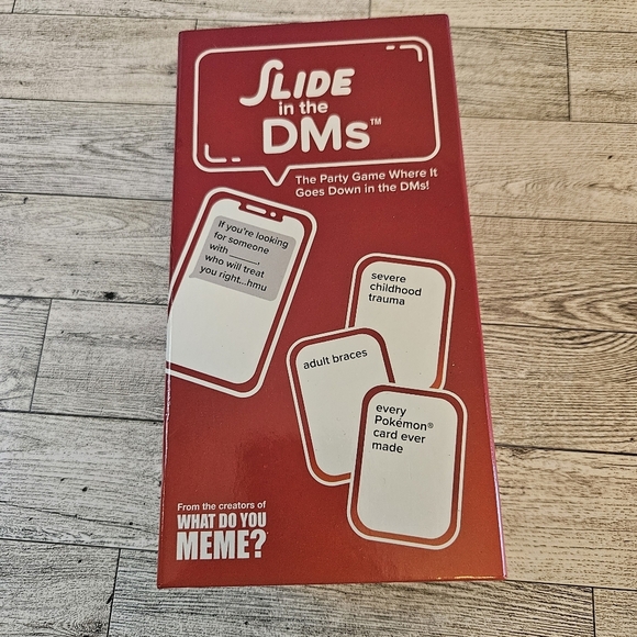 WHAT DO YOU MEME? Slide in The DMS  The Adult Party Game Where The Fun Goes Down - Picture 1 of 2